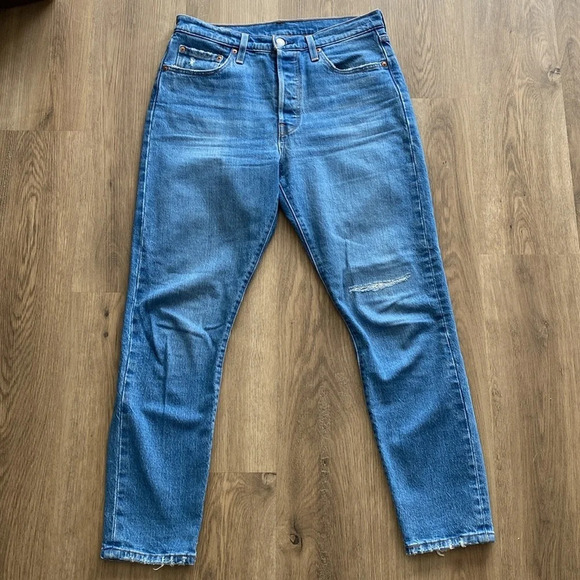 Levi’s Women’s Premium 501 Skinny Jeans Large E W29 L28 - Picture 4 of 16